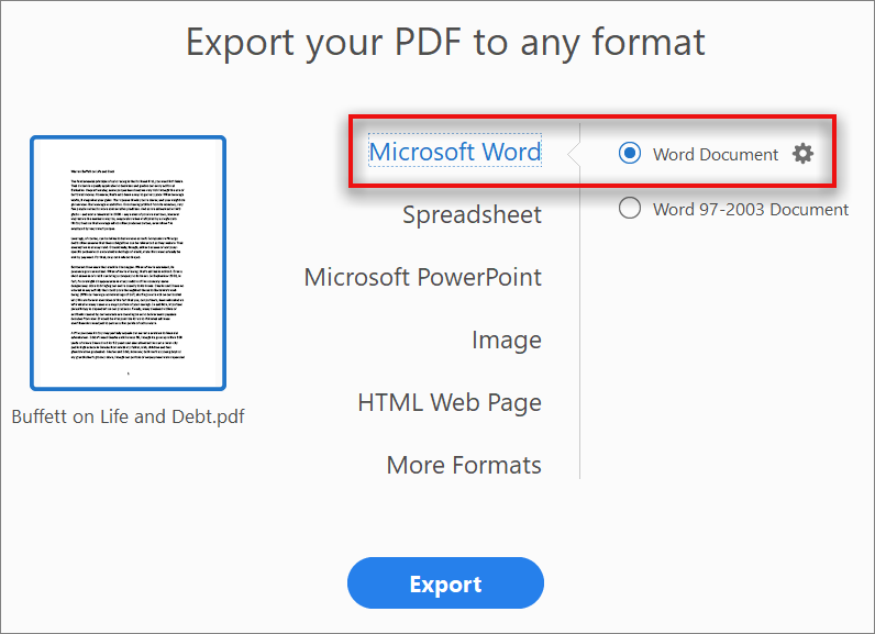 How To Convert PDF Documents To Microsoft Word WebPro Education