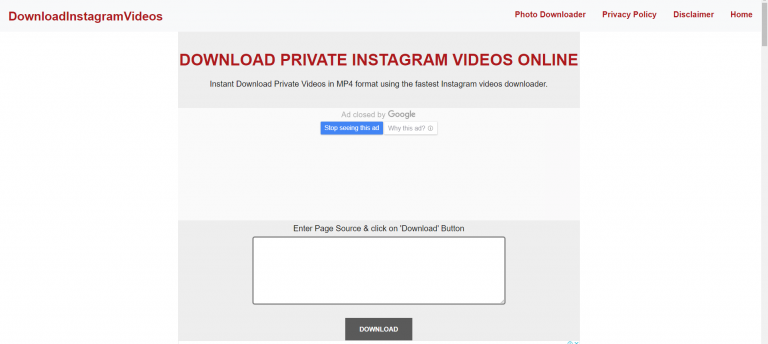 How To Download Private Instagram Videos