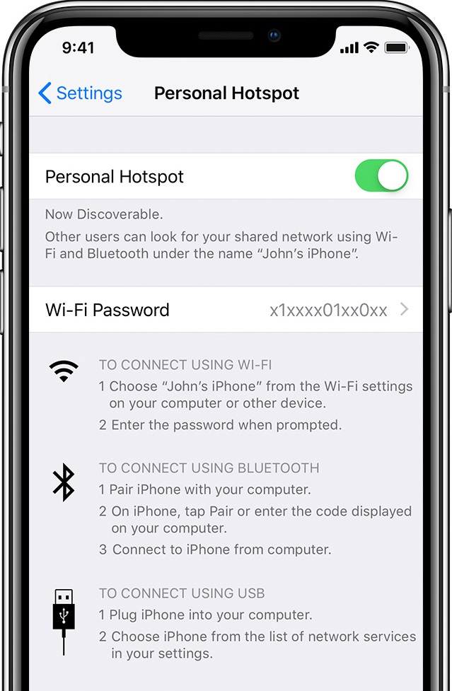 Tethering With iPhone