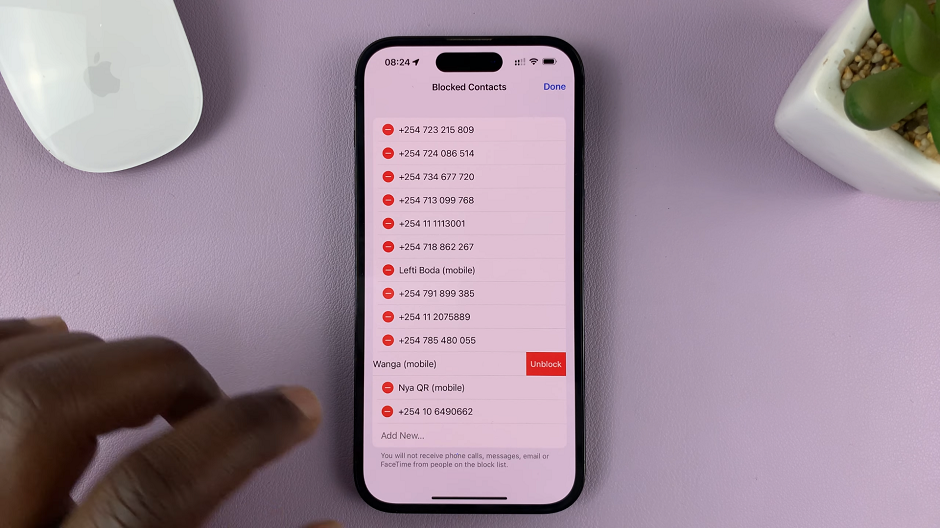 Unblock Phone Numbers On iPhone