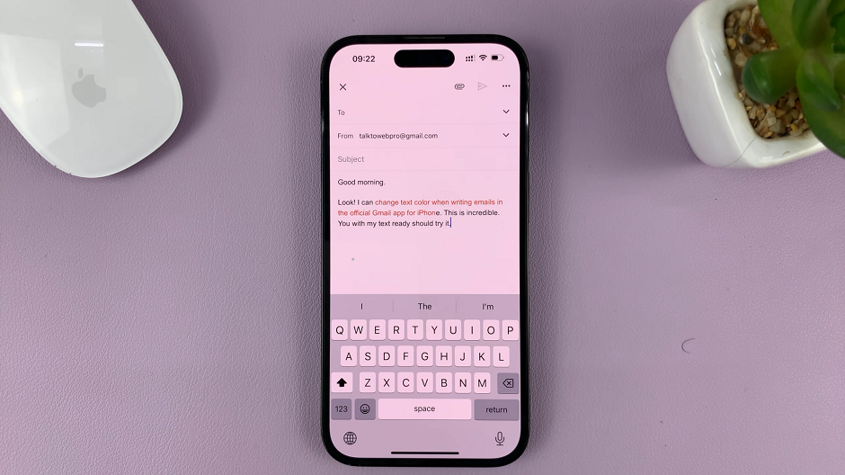 How To Change Text Color In Gmail App On iPhone