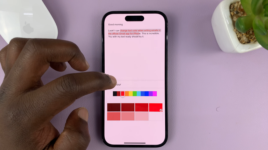 How To Change Text Color In Gmail App On IPhone