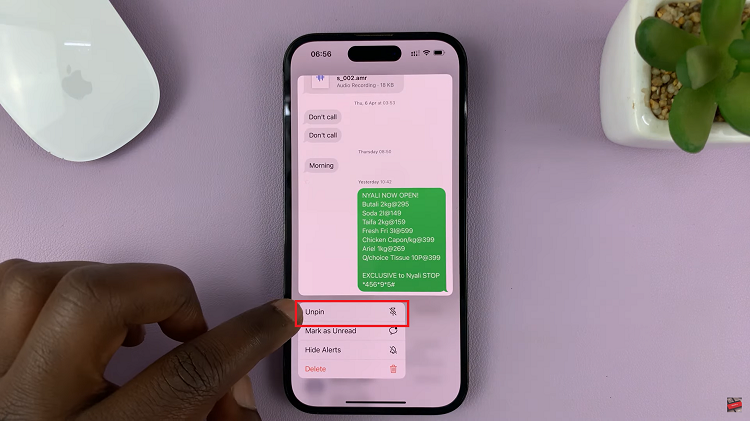 How To Pin & Unpin Text Messages On iPhone
