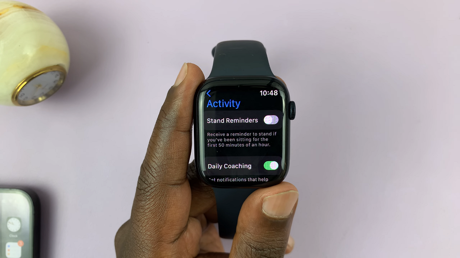 Turn OFF Stand Reminders On Apple Watch