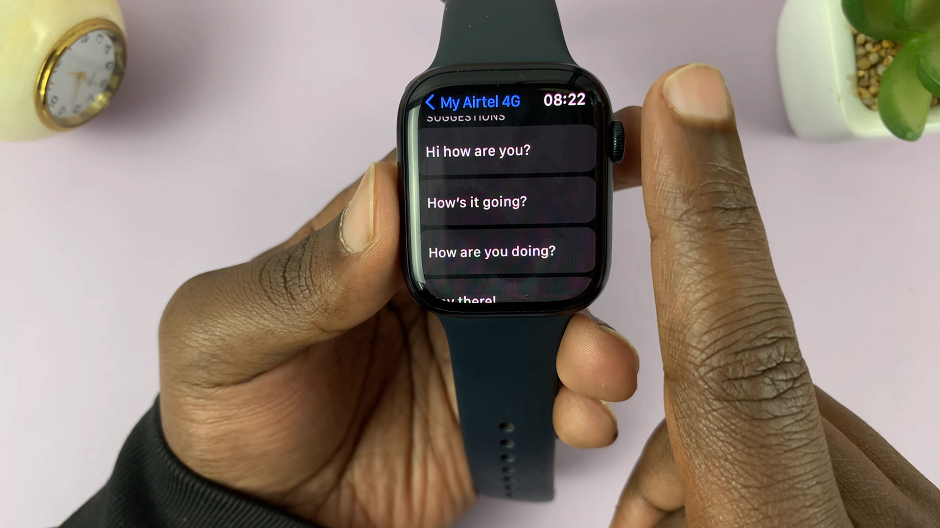 Send Pre-defined Quick replies On Apple Watch