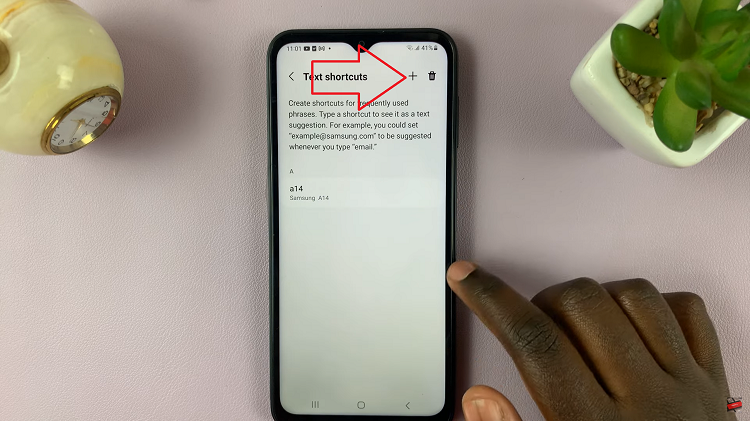 Add Text Shortcuts To Keyboard On Samsung Galaxy A14