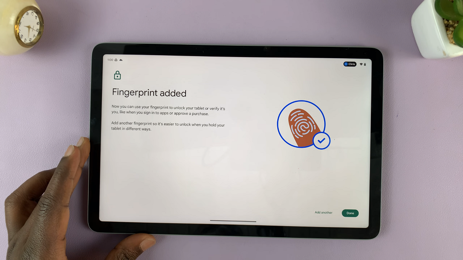 How To Add Another Fingerprint On Google Pixel Tablet