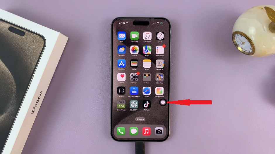 Assistive Touch Button On iPhone 15 & iPhone 15 Pro