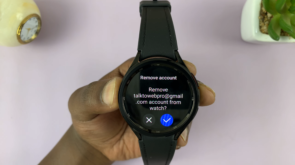 Remove Google Account From Samsung Galaxy Watch 6/6 Classic