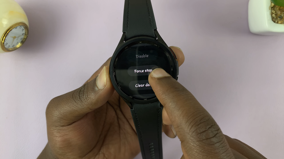 Force Stop Apps On Samsung Galaxy Watch 6/6 Classic