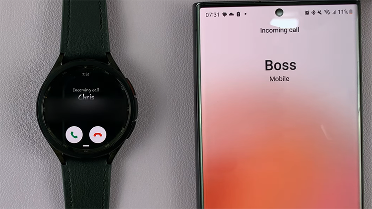 How To Make & Receive Calls On Samsung Galaxy Watch 6 /6 Classic