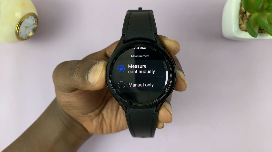 Enable Automatic Stress Measurement On Samsung Galaxy Watch 6/6 Classic