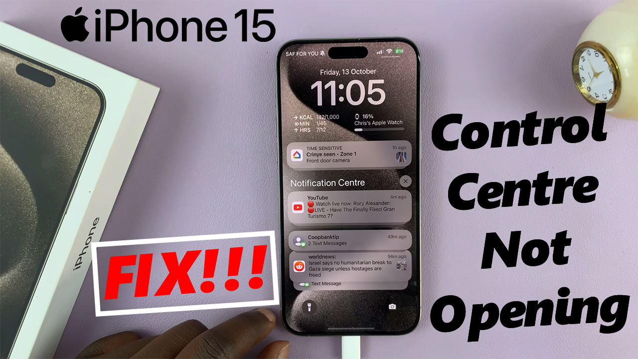 Watch Video: How To FIX Control Center Not Opening On iPhone 15 & iPhone 15 Pro