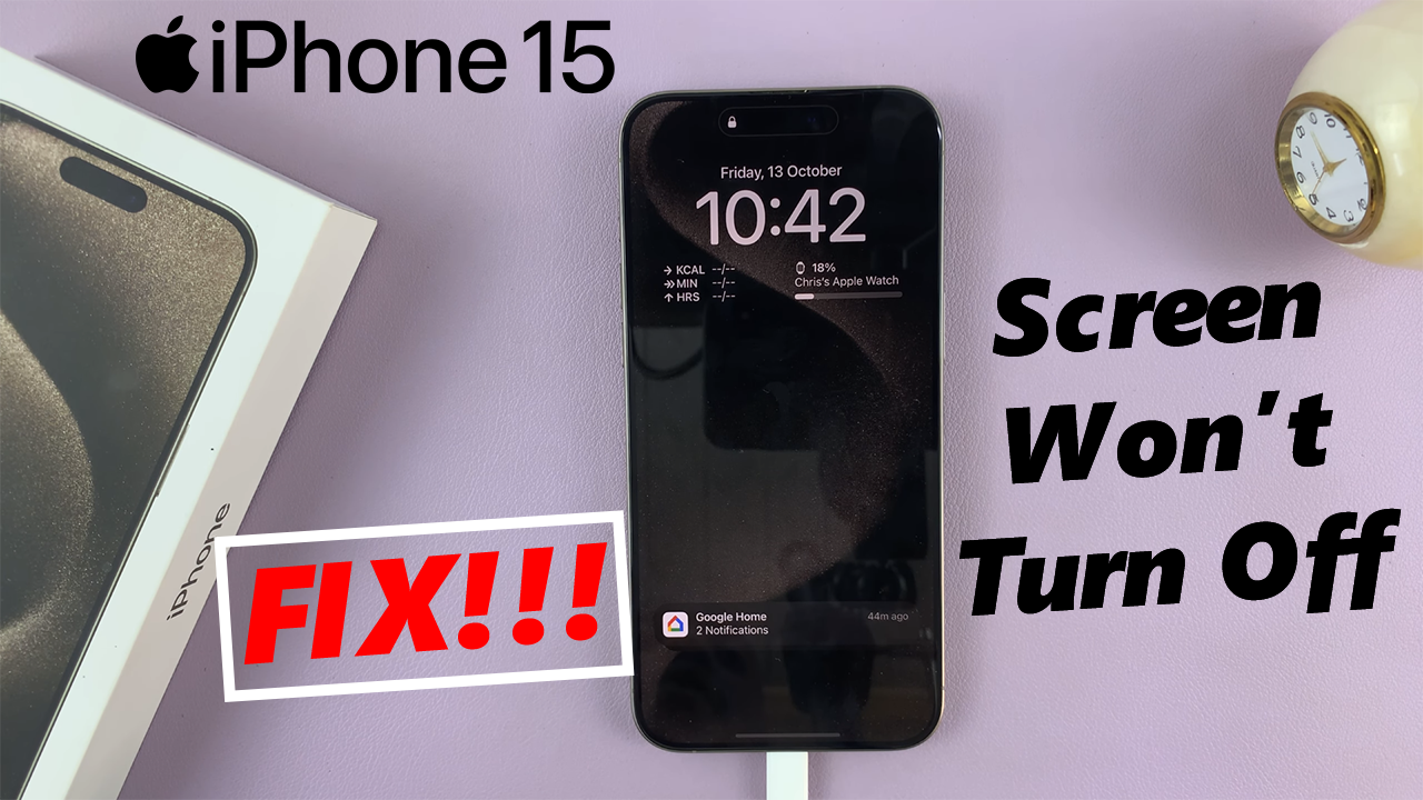 Watch Video: How To Fix Screen Won't Turn OFF/Sleep On iPhone 15 Pro & iPhone 15 Pro Max
