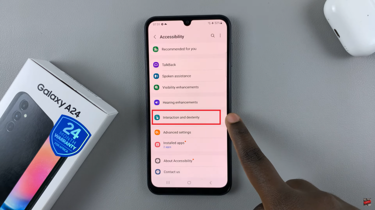 Take Screenshot Without Side Key On Samsung Galaxy A24