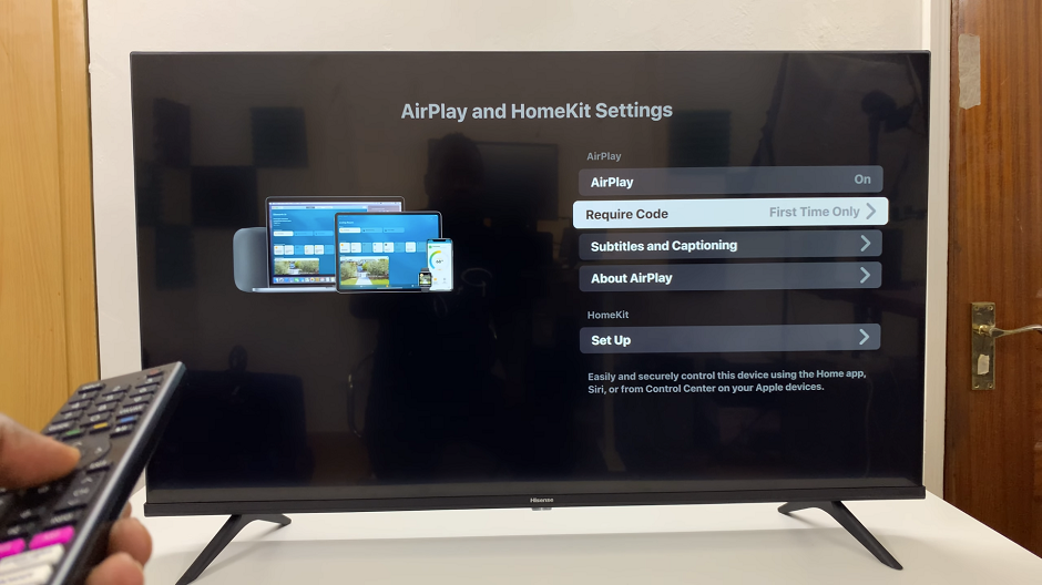 How To Set Airplay PIN To ‘Every Time’ On Hisense VIDAA Smart TV