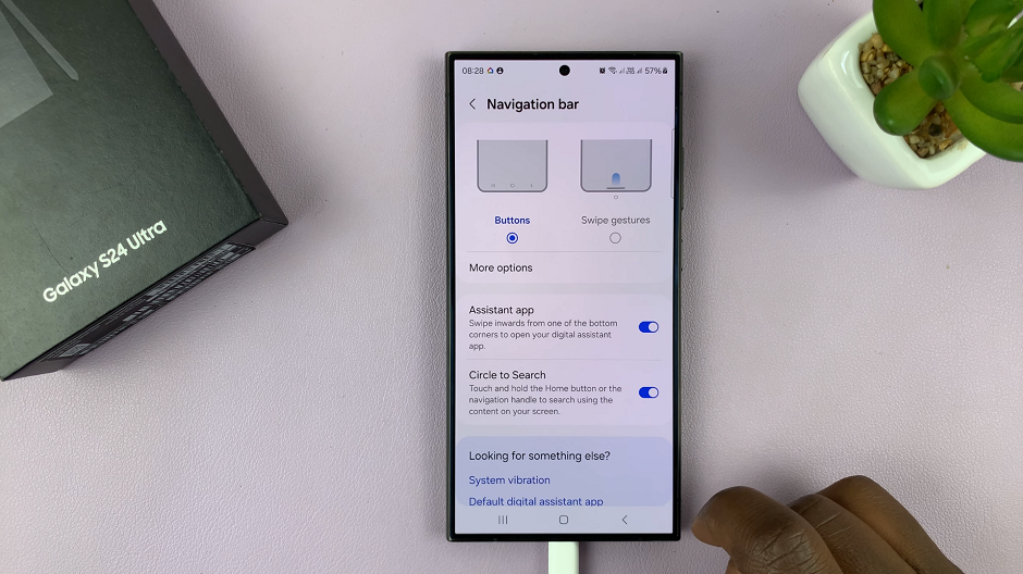 Switch Between Navigation Gestures & Buttons On Samsung Galaxy S24's