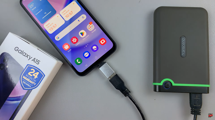 Connect External Hard Disk To Samsung Galaxy A15