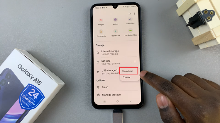 How To Connect USB Flash Drive To Samsung Galaxy A15