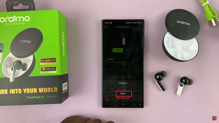 How To Disable Touch Gesture On Oraimo FreePods 4