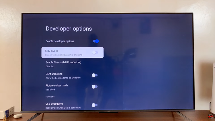 Enable Developer Options On TCL Google TV
