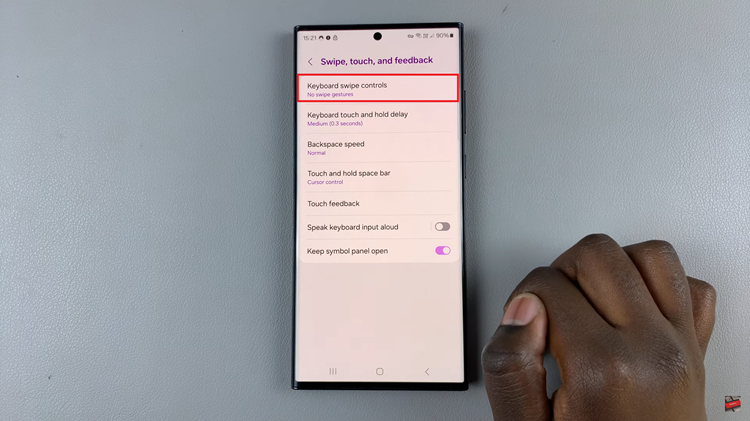 How To Enable & Disable Swipe To Type On Android Phone