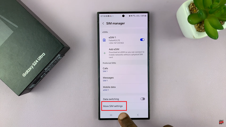 Remove SIM PIN On Samsung Galaxy S24s