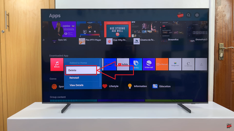 Uninstall Apps On Samsung Smart TV