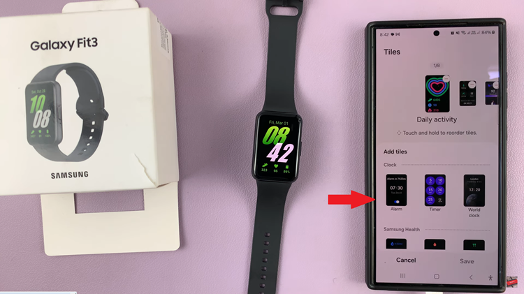 How To Add & Remove Tiles On Samsung Galaxy Fit 3