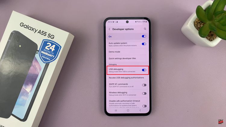 How To Enable USB Debugging On Samsung Galaxy A55 5G (2)