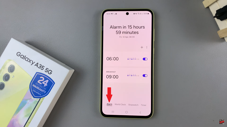 How To Turn OFF Alarm On Samsung Galaxy A35 5G
