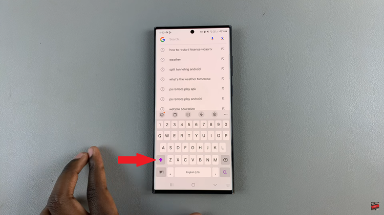 How To Type In All Caps On Android Phone