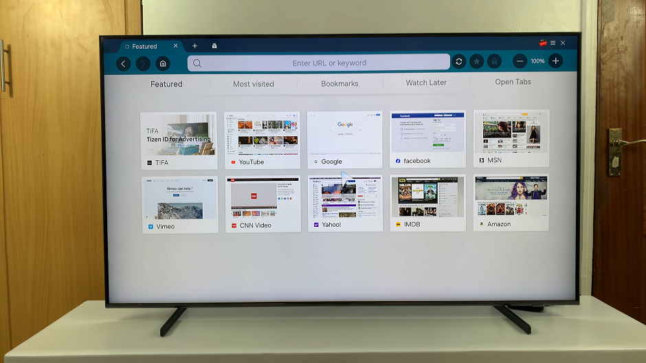 How To Open Browser On Samsung Smart TV