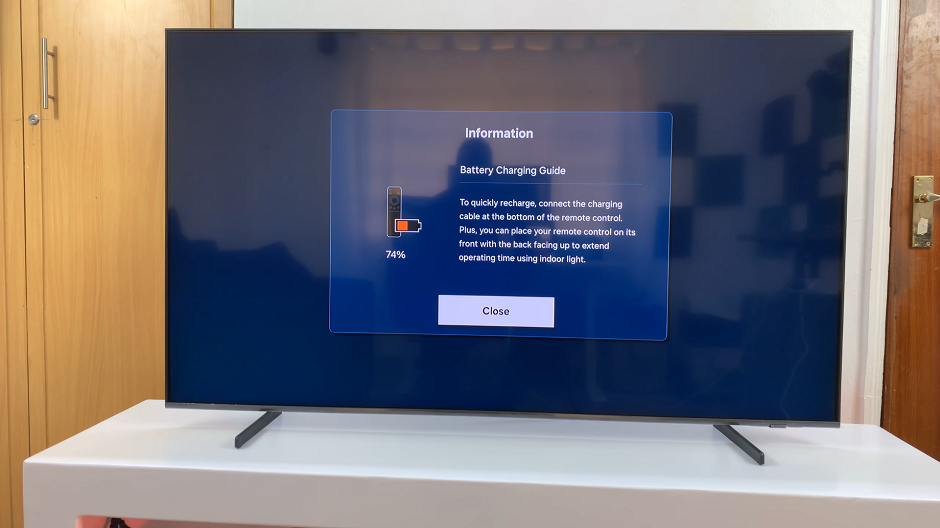 How To Charge Your Samsung Smart TV Solar Remote