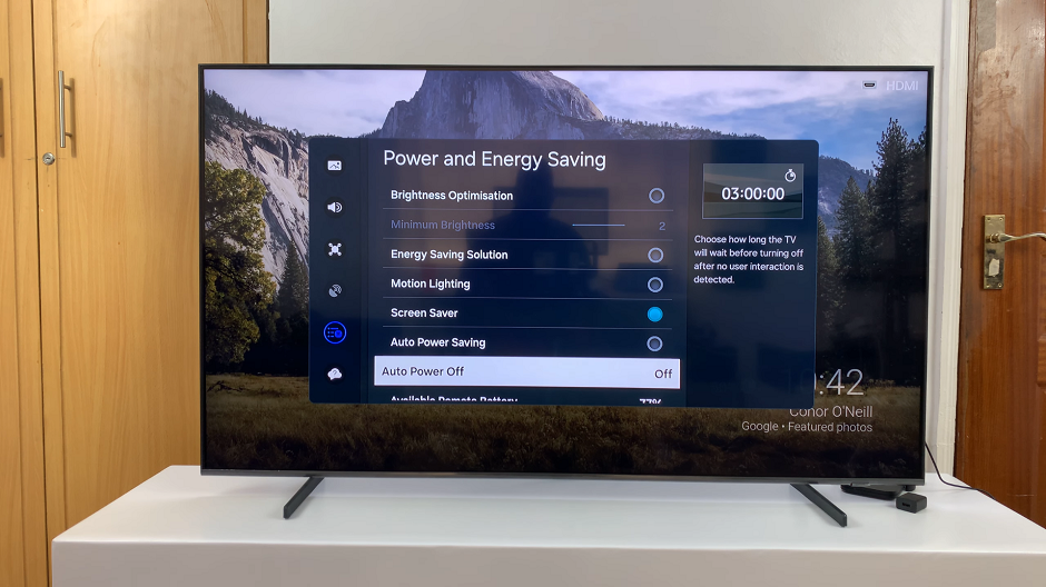 Disable 'Auto Power Off' On Samsung Smart TV