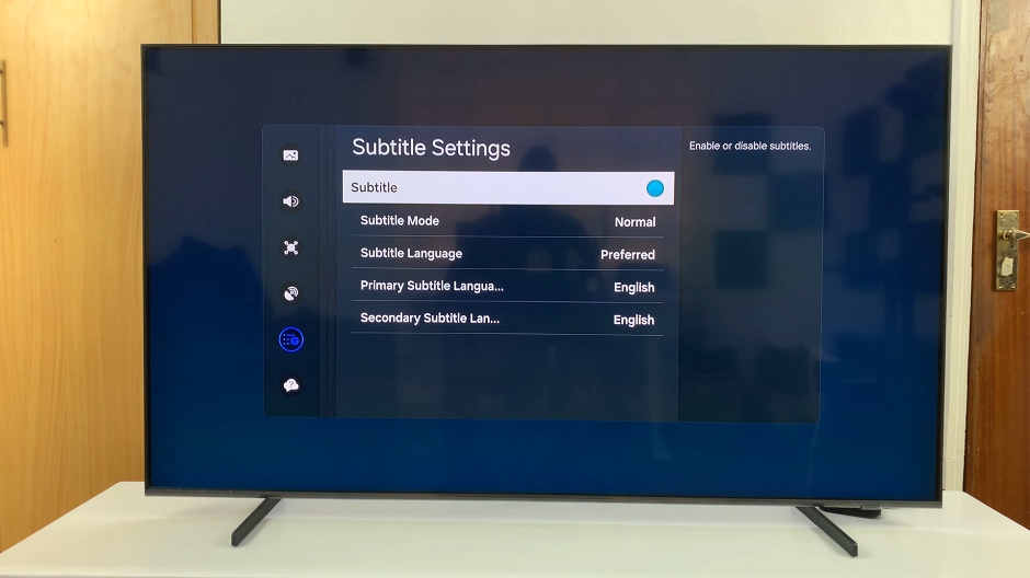 Change (Choose) Favorite Subtitle Language On Samsung Smart TV