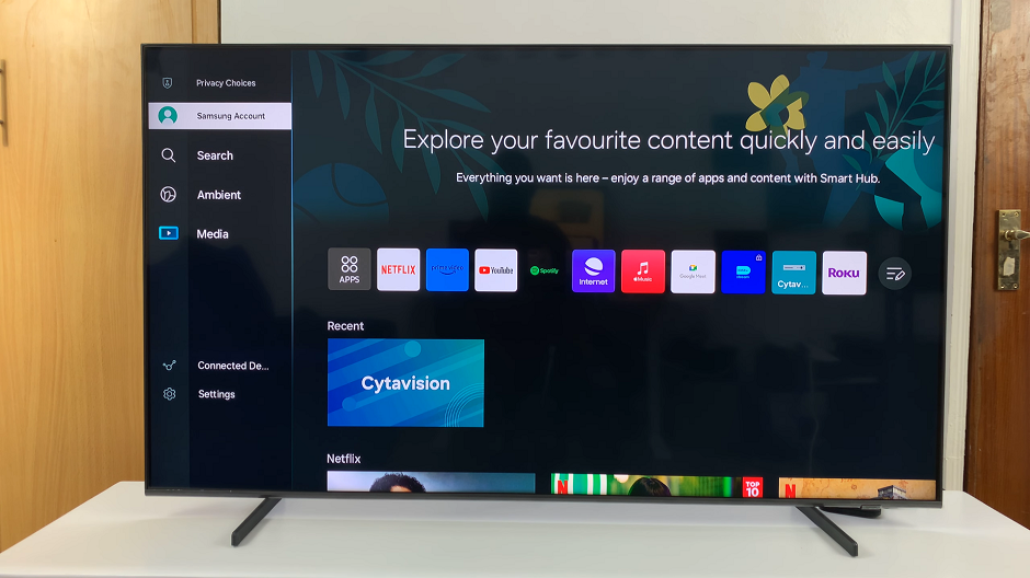 How To Add Samsung Account To Samsung Smart TV Without Phone
