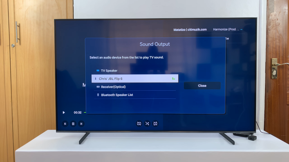 How To change Sound Output On Samsung Smart TV