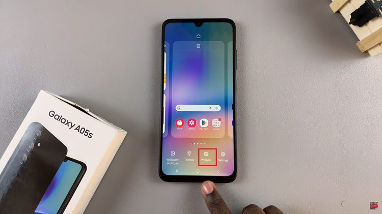 Add Photo Widget To Home Screen On Samsung Galaxy A05s