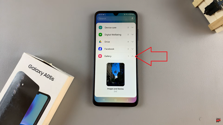 Add Photo Widget To Home Screen On Samsung Galaxy A05s