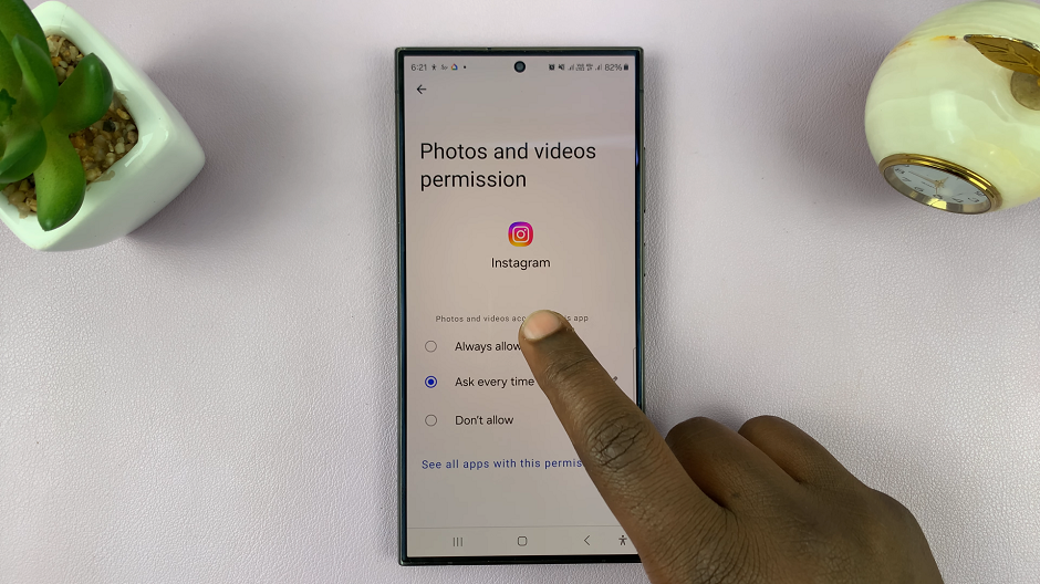 Allow Instagram Access To Photos & Videos On Android