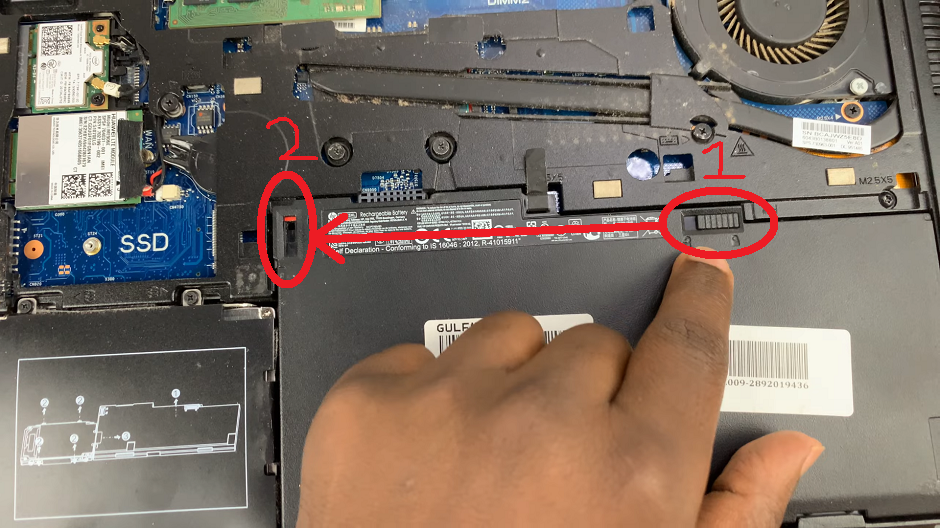 Remove/Change Battery On HP Laptop