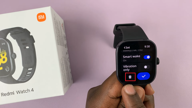 Delete Alarm On Redmi Watch 4