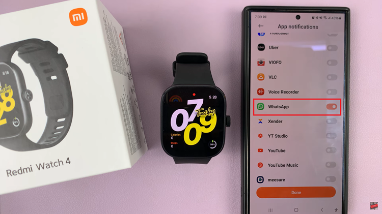 How To Enable & Disable WhatsApp Notifications On Redmi Watch 4