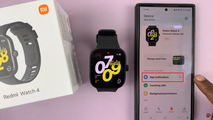 Enable & Disable WhatsApp Notifications On Redmi Watch 4