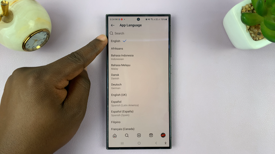 How To Change Language On Instagram (Android)