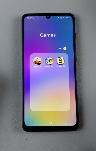 Create Folders On Home Screen Of Samsung Galaxy A05