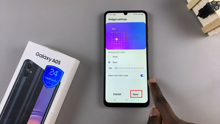 How To Add Calendar Widget To Home Screen On Samsung Galaxy A05