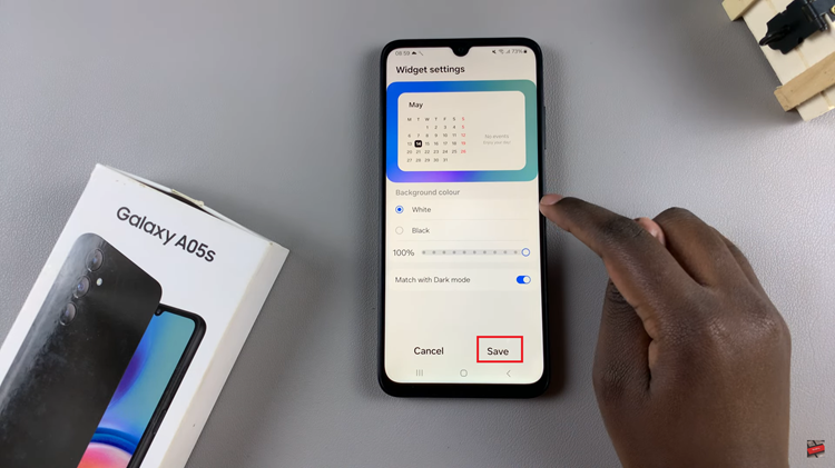 How To Add Calendar Widget To Home Screen On Samsung Galaxy A05s