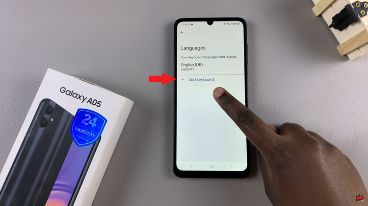 Cómo agregar el idioma del teclado en Samsung Galaxy A05